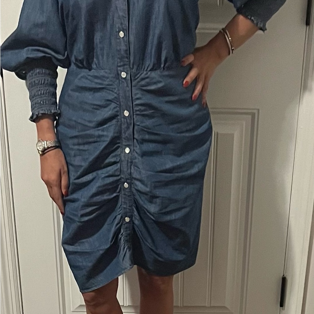 Veronica Beard Allie Dress in Yale Blue. Size 6. Excellent condition! - Picture 6 of 8